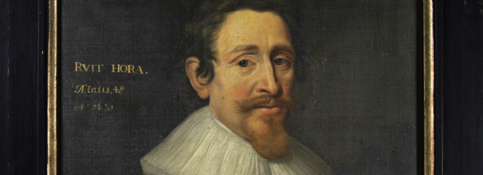 Portret van Hugo de Groot uit de Leidse Bijzondere Collecties.